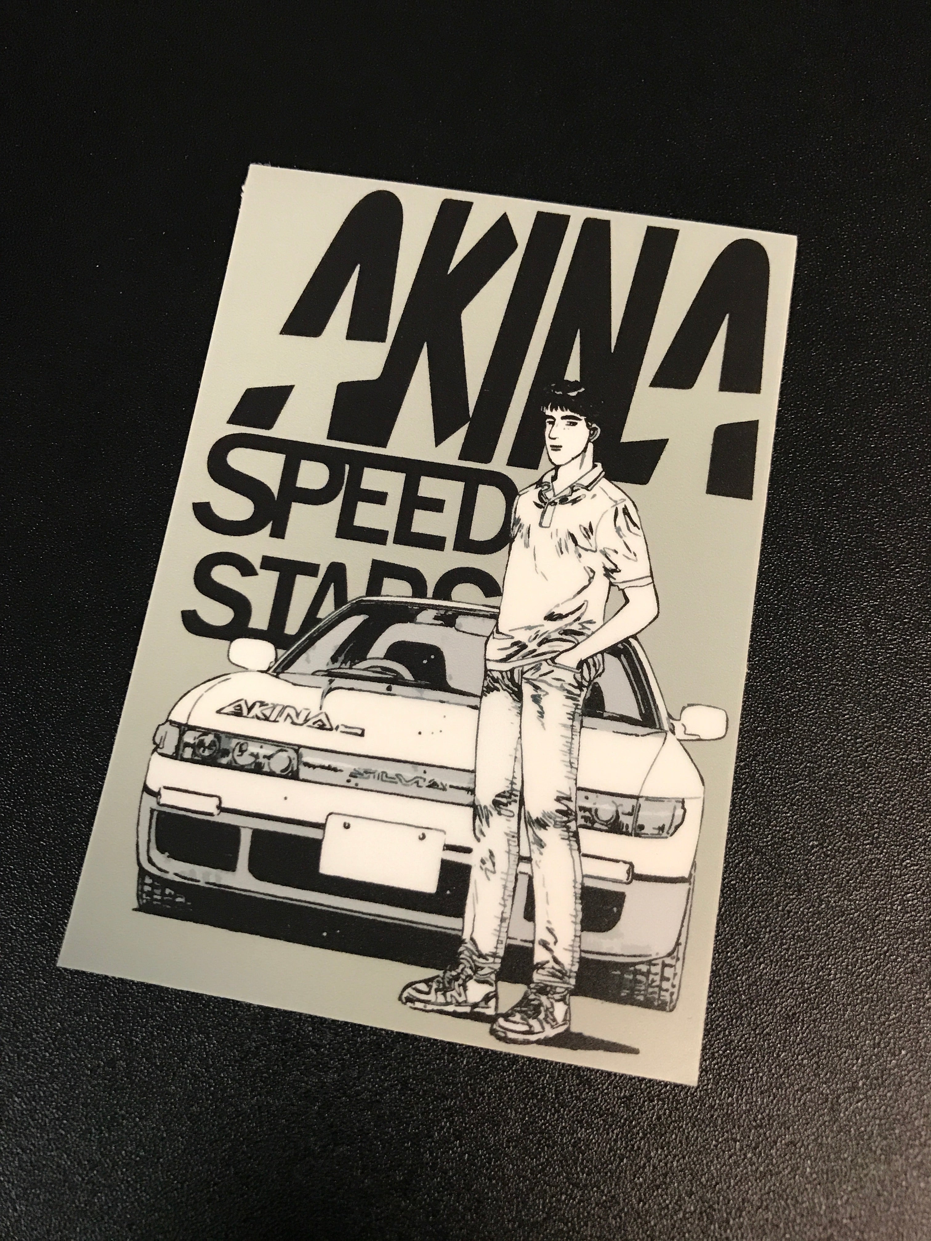 Akina Speed Stars Initial D Sticker