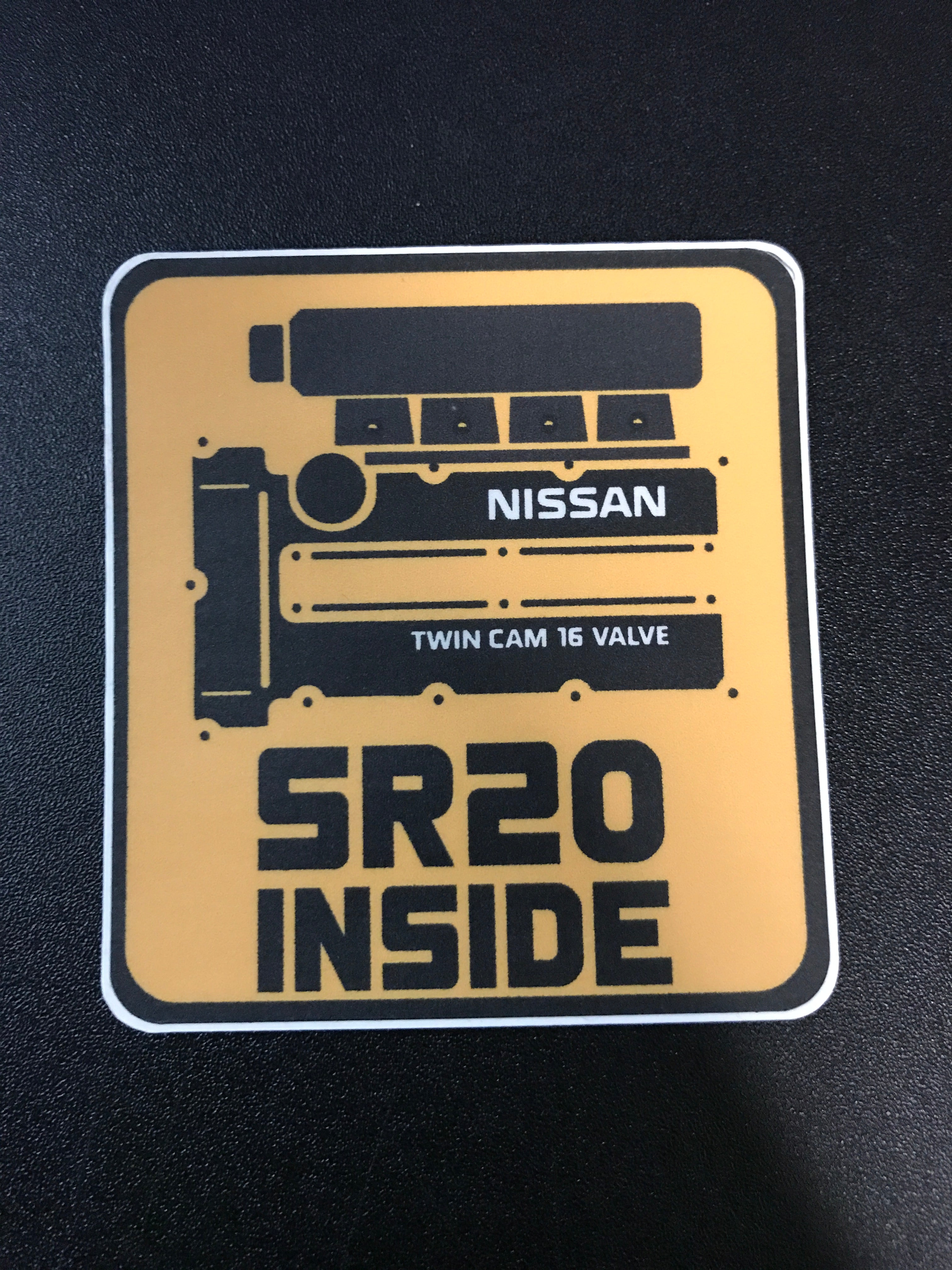 SR20 Inside Sticker – Monkey Works Garage