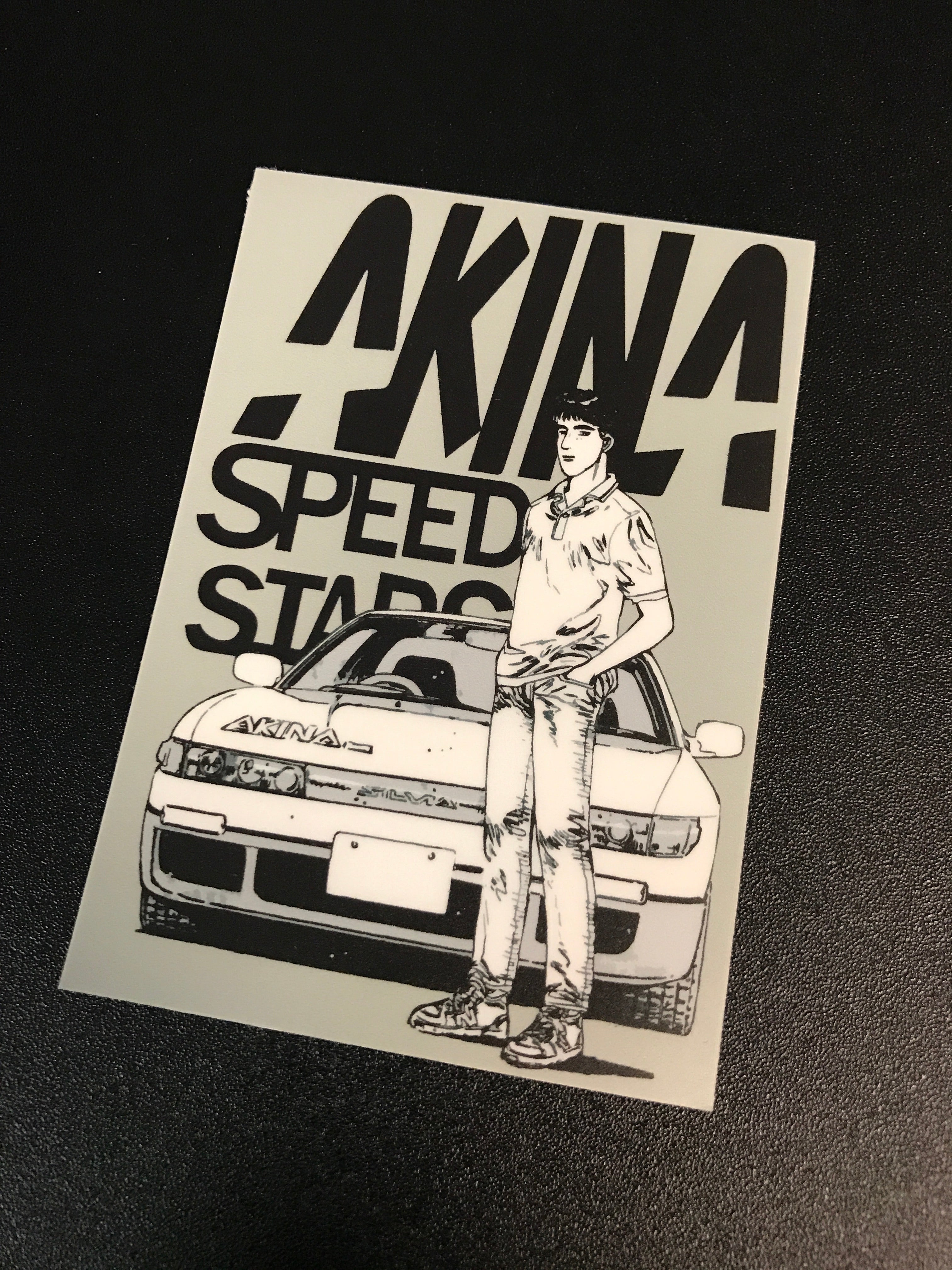 Akina Speed Stars Initial D Sticker – Monkey Works Garage
