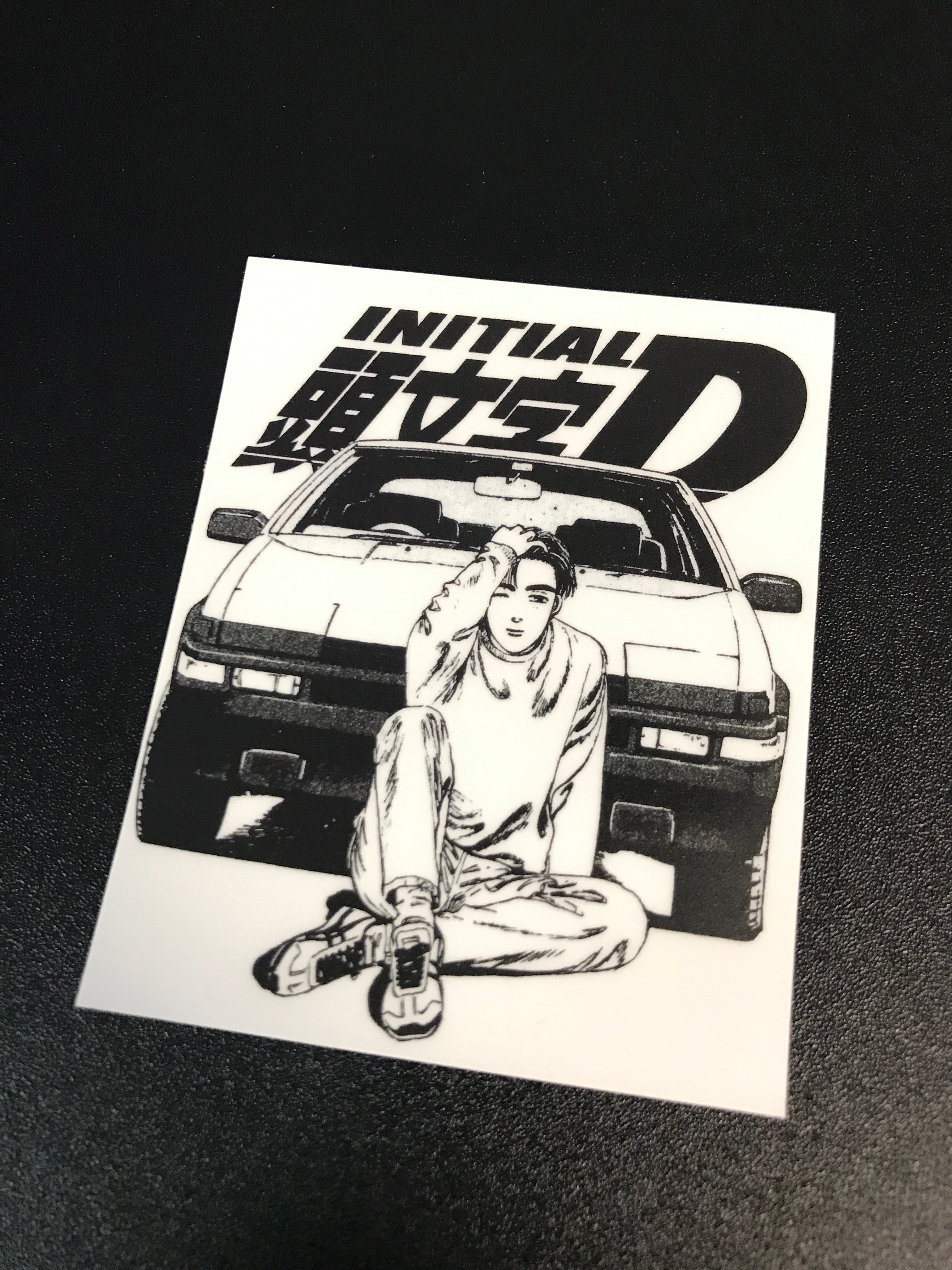 Initial D Sticker – Monkey Works Garage